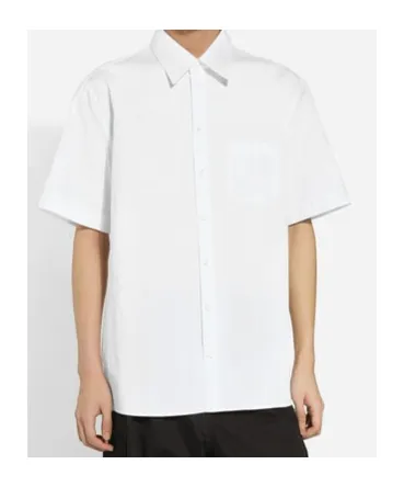 Dg Embroidered Short-Sleeved Shirt