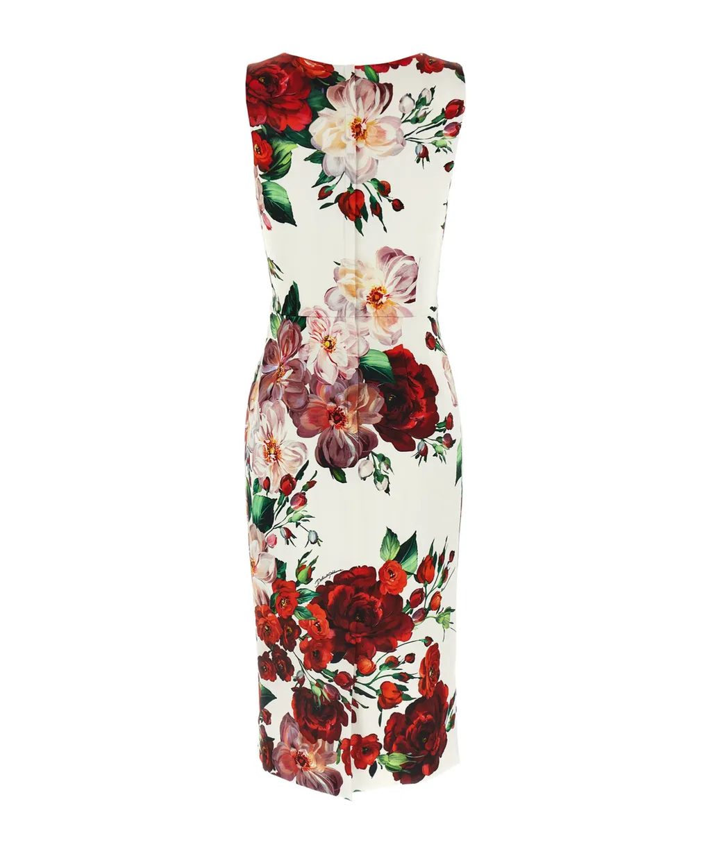 Floral Printed Sleeveless Dress