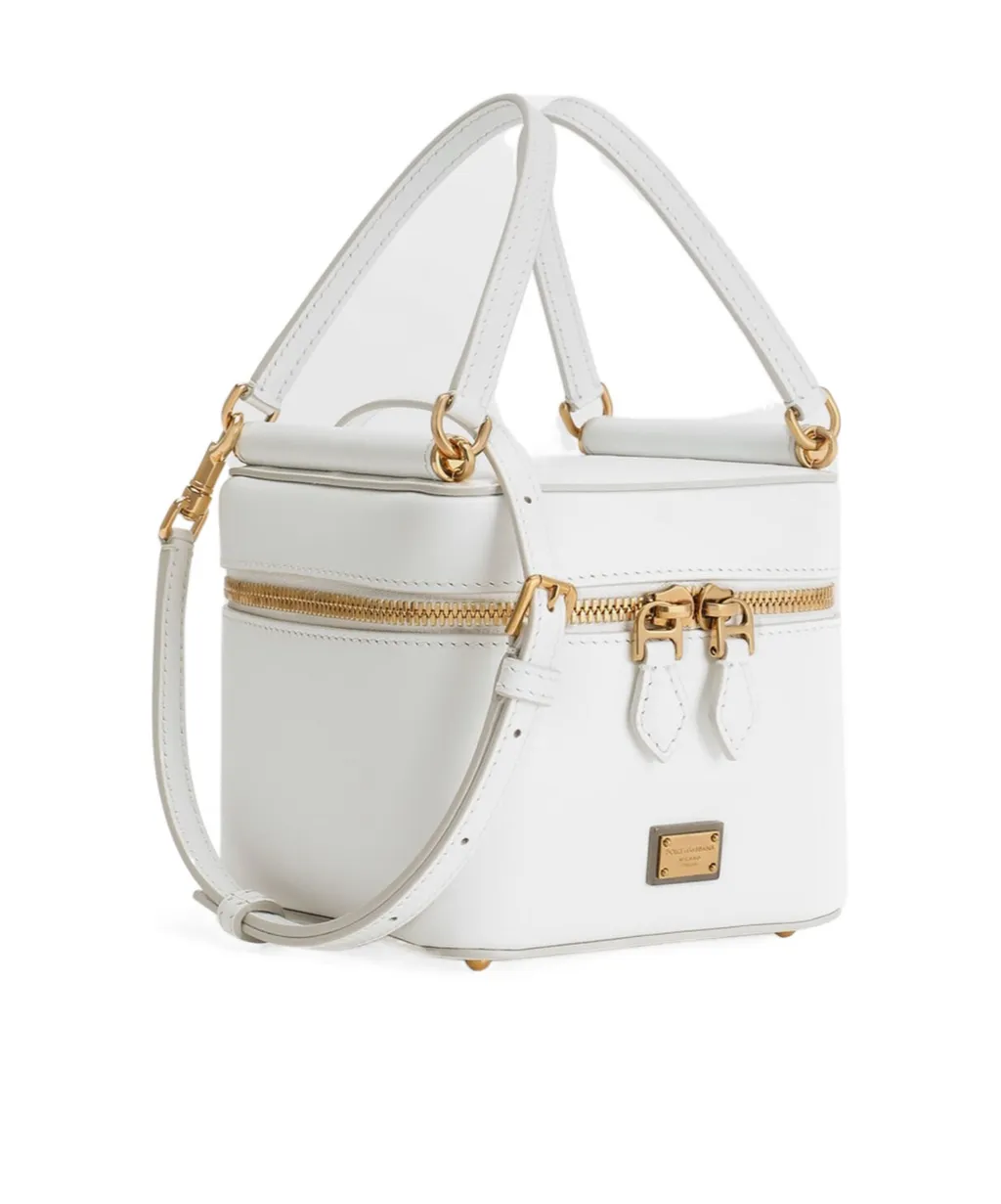 Logo Plaque Zipped Handbag