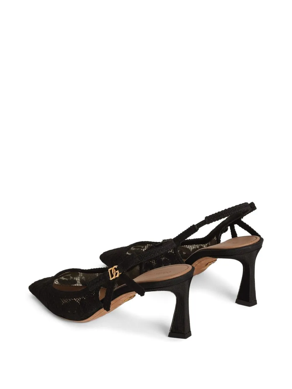 Lace Slingback Pumps