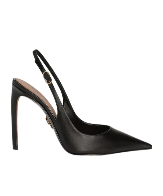 Leather Slingback Pumps