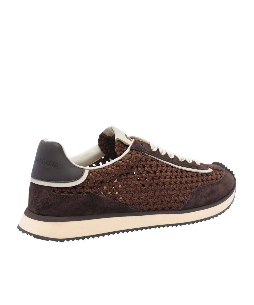 Logo Patch Interwoven Sneakers