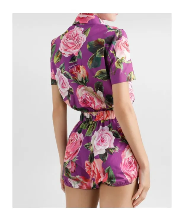 Floral Print Jumpsuit