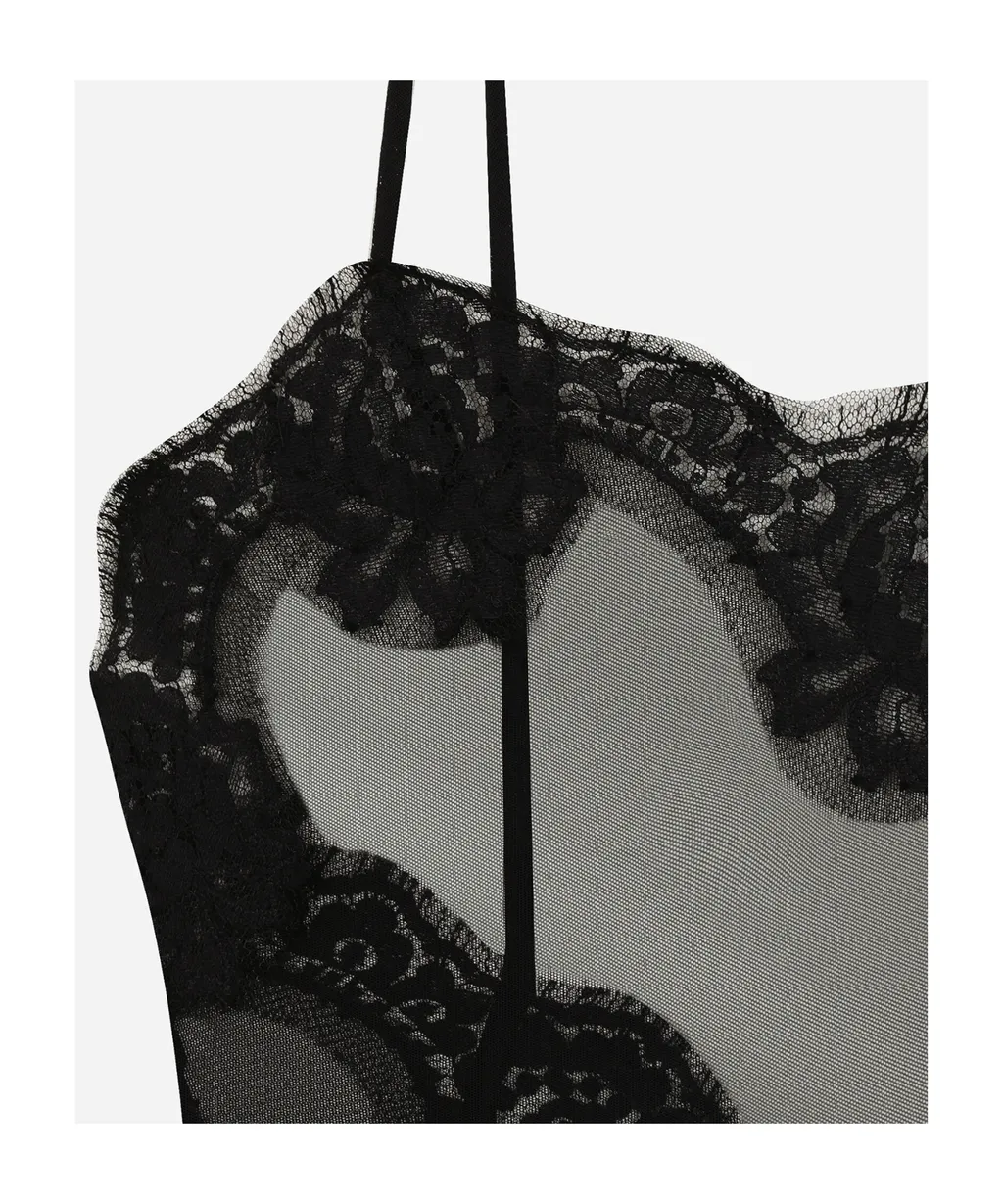 Lace-Trim Tank Top