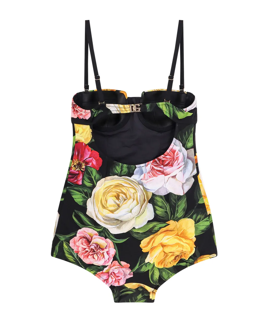 Floral Printed One-Piece Swimsuit