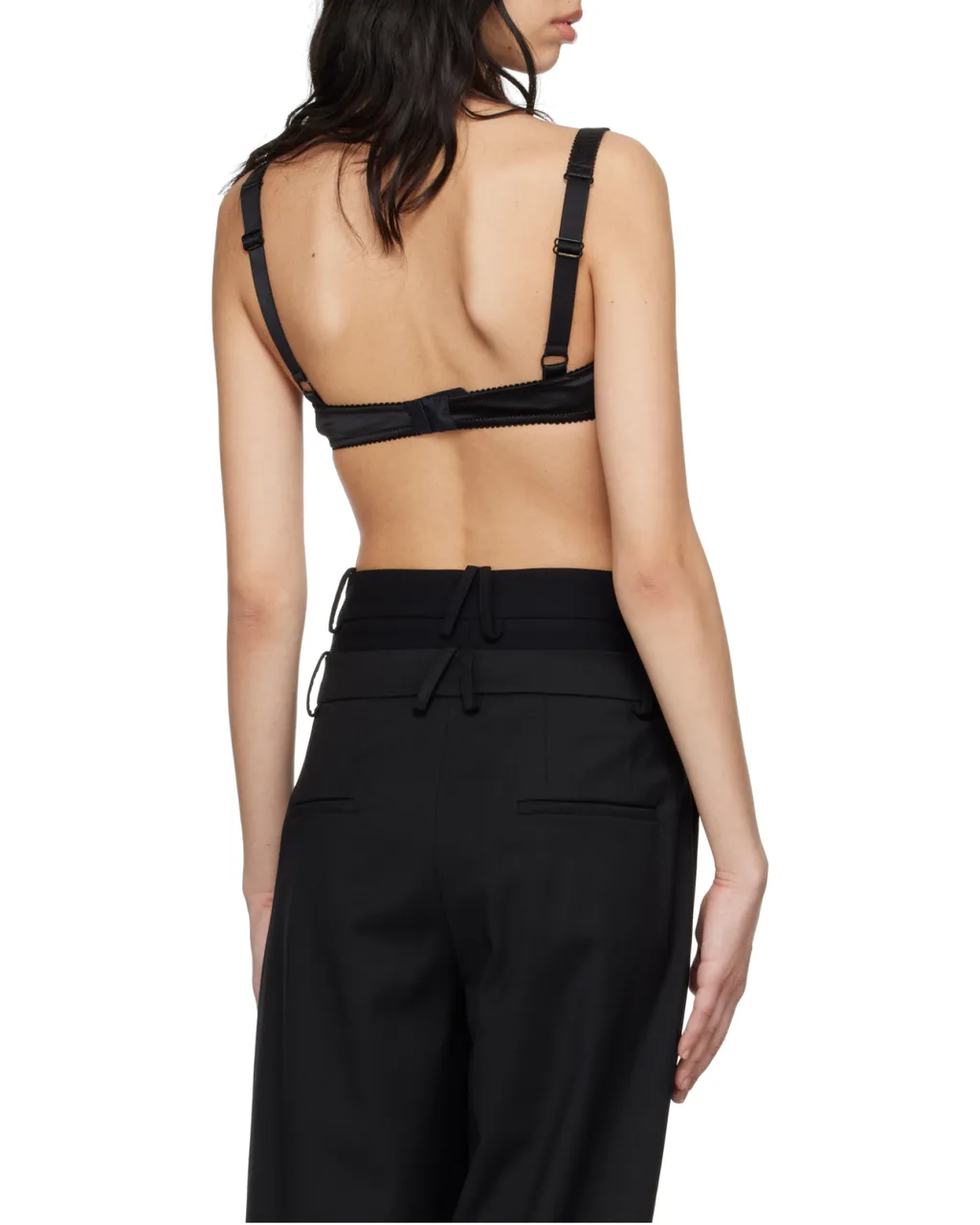 Conical Cups Satin Balconette Bra