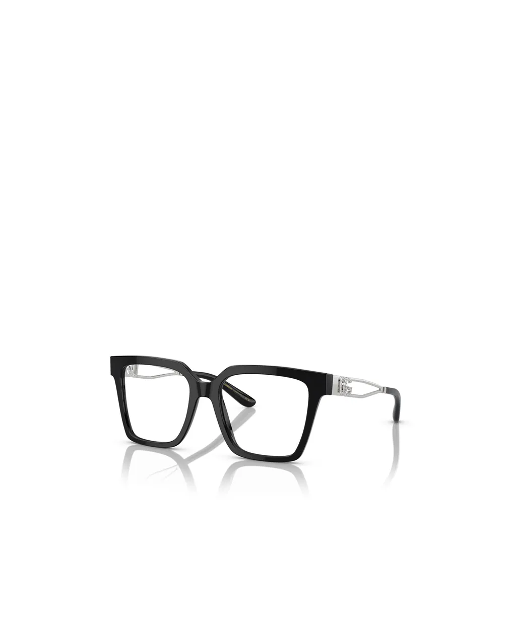 Logo-Lettering Square-Frame Glasses