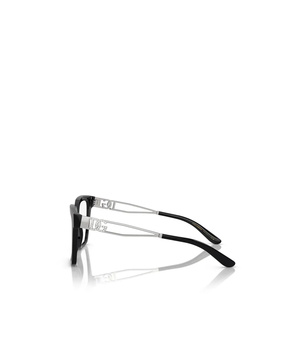Logo-Lettering Square-Frame Glasses