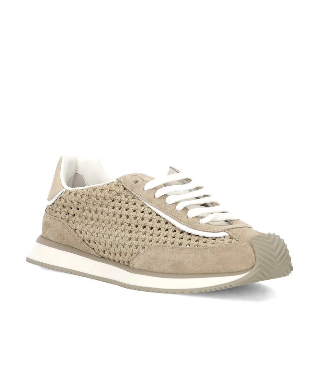 Logo Patch Interwoven Sneakers