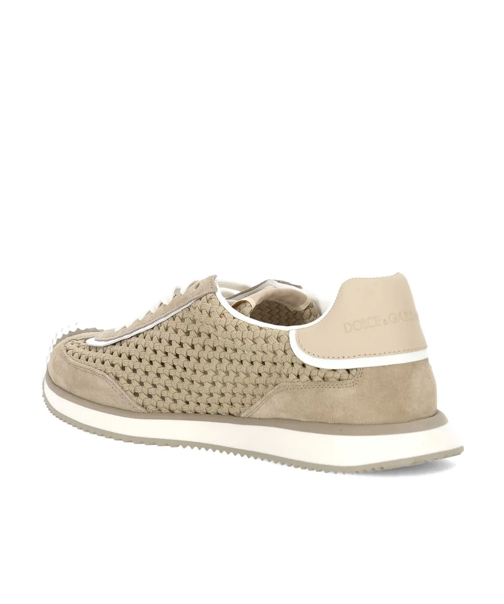 Logo Patch Interwoven Sneakers