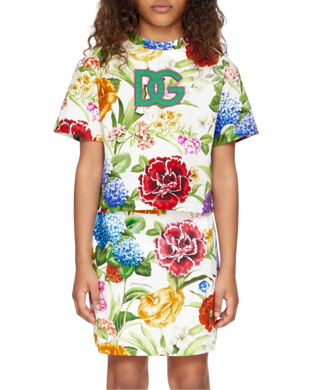 Floral Print Jersey T-Shirt