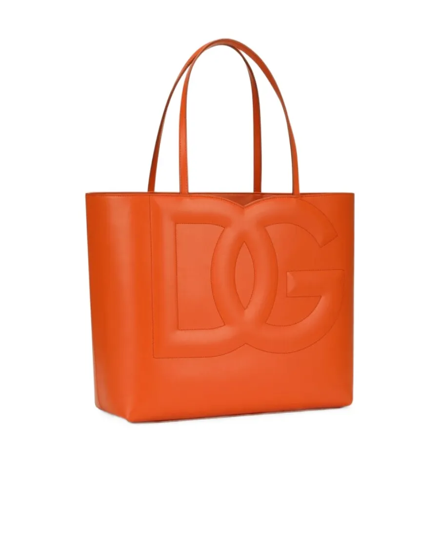 Logo Embossed Medium Shopper Bag