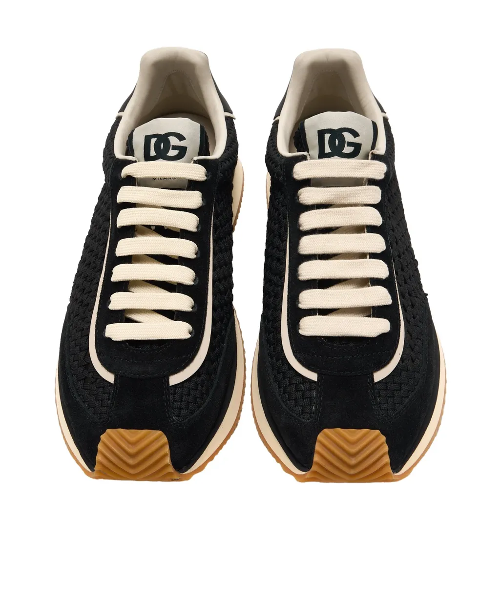 Logo Patch Interwoven Sneakers