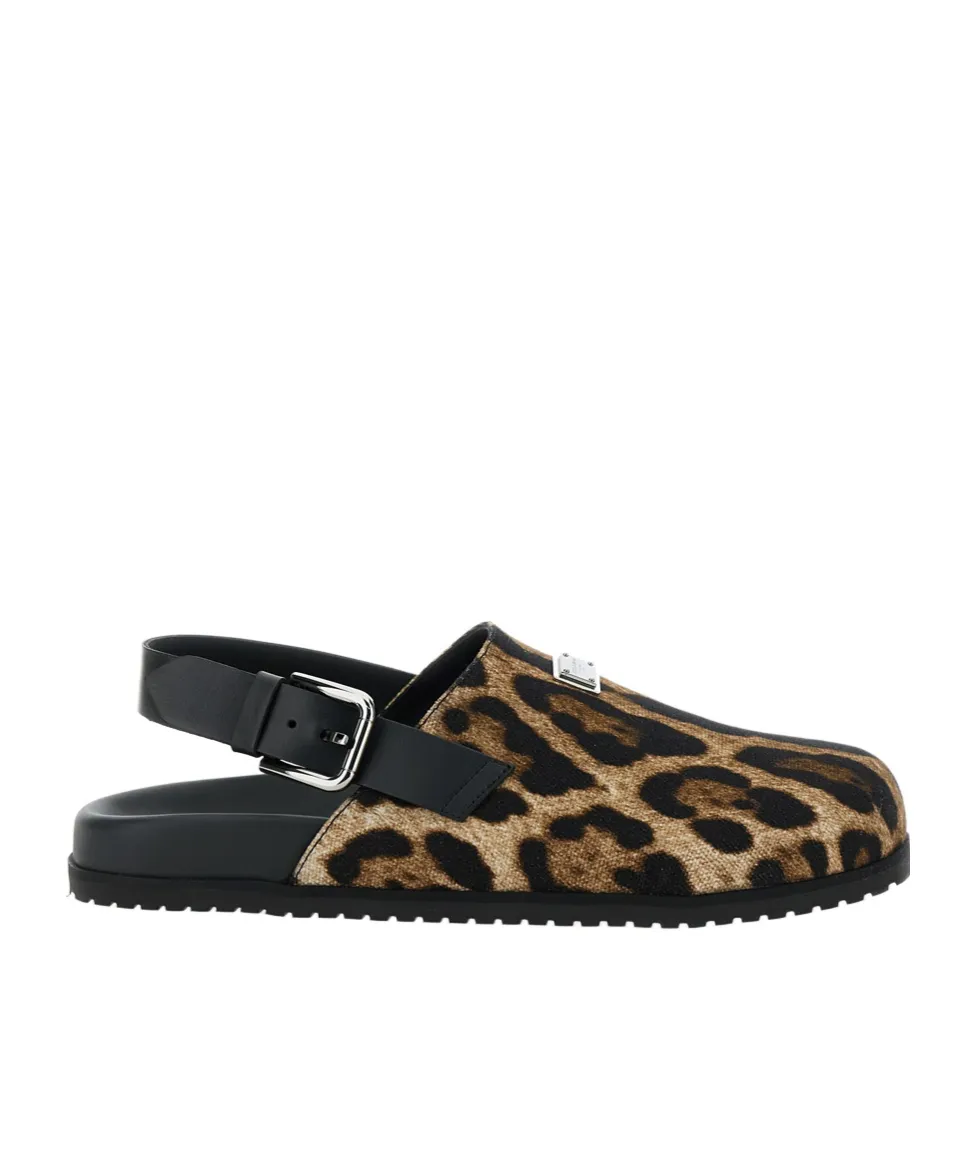 Leopard Printed Mules