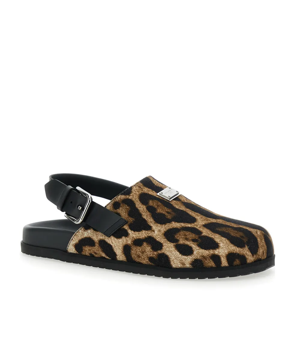 Leopard Printed Mules