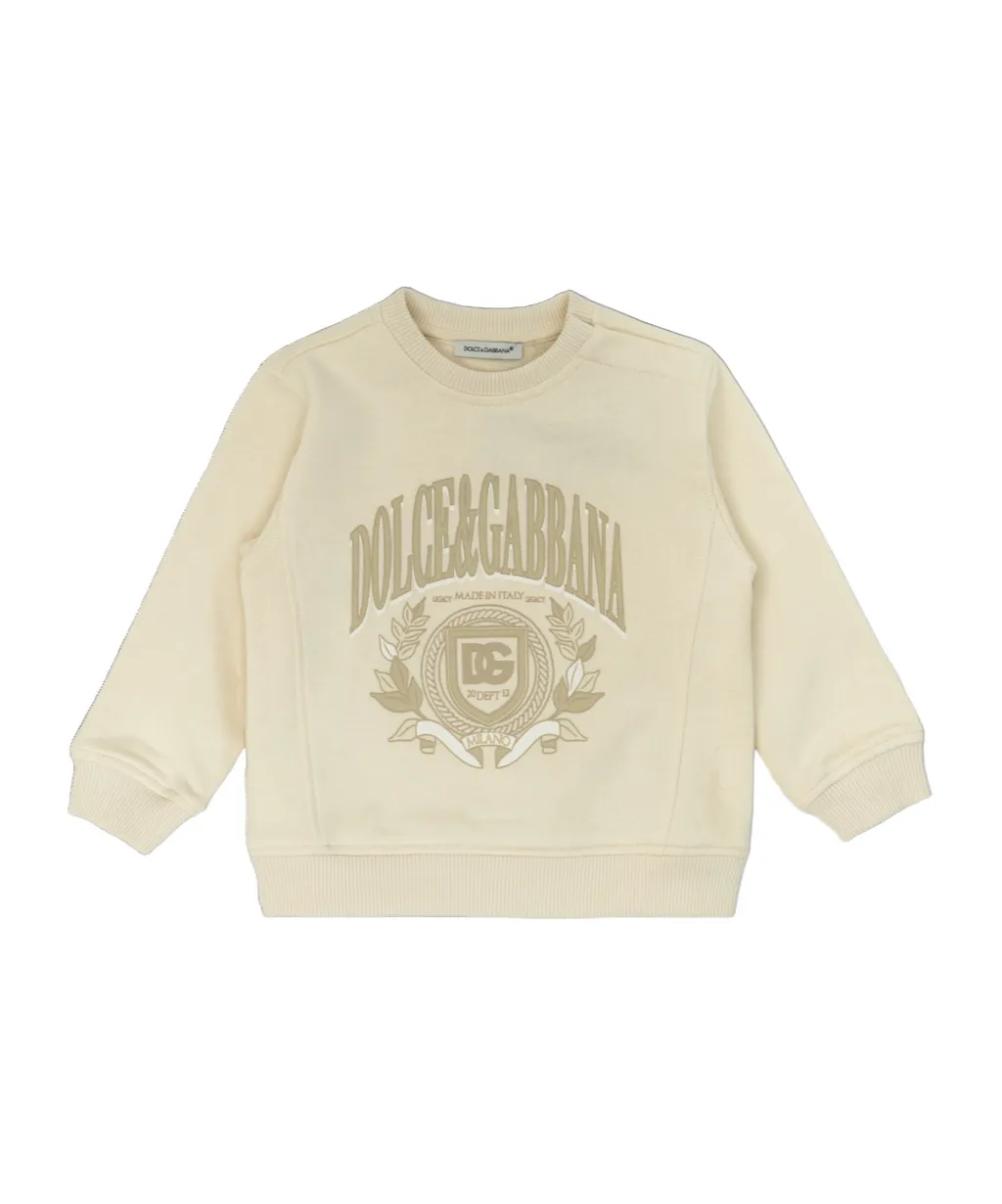Logo Printed Round-Neck Sweatshirt