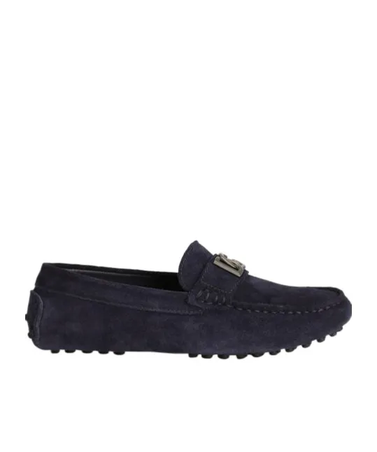 Logo Plaque Slip-On Loafers