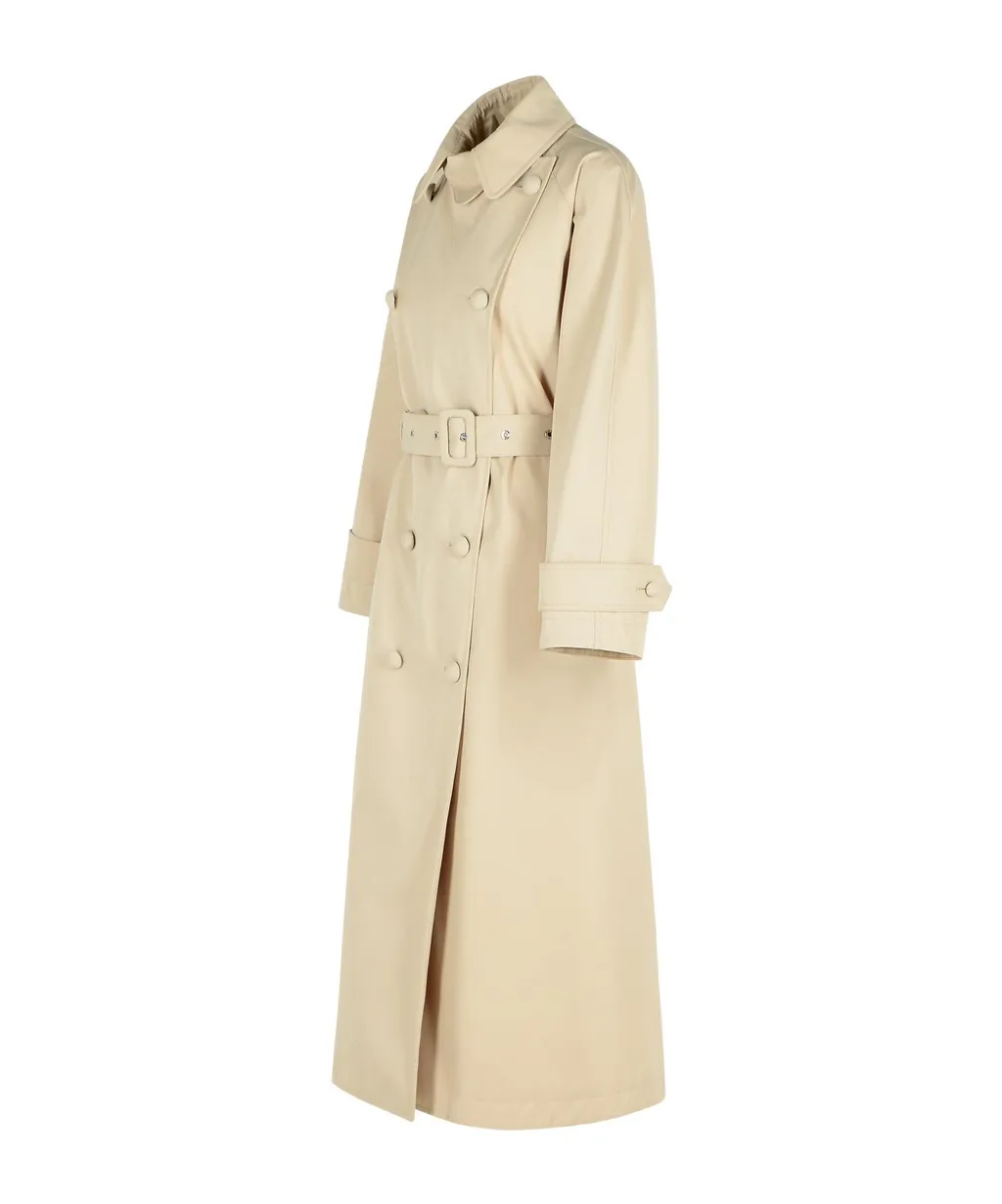 Double-Breasted Belted Coat