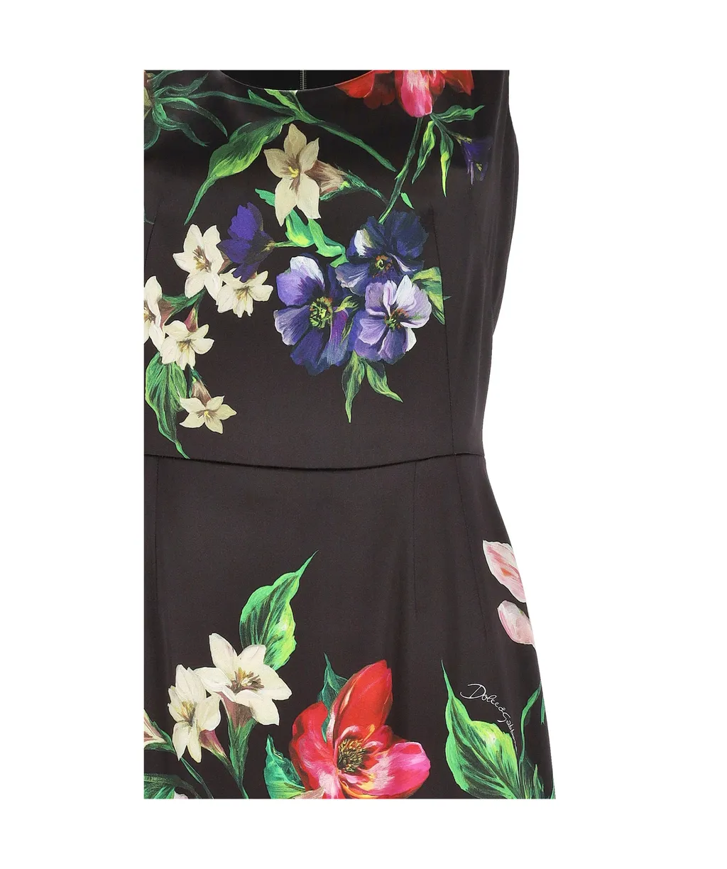 Floral Printed Sleeveless Dress