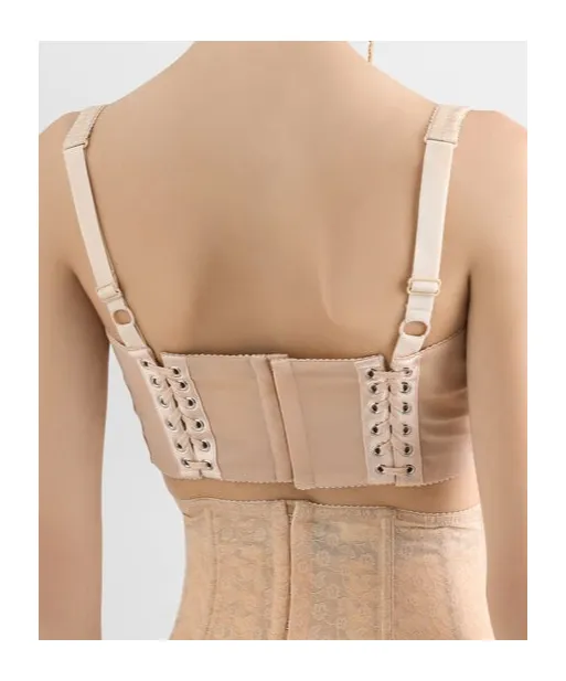 Lace-Up Satin Corset