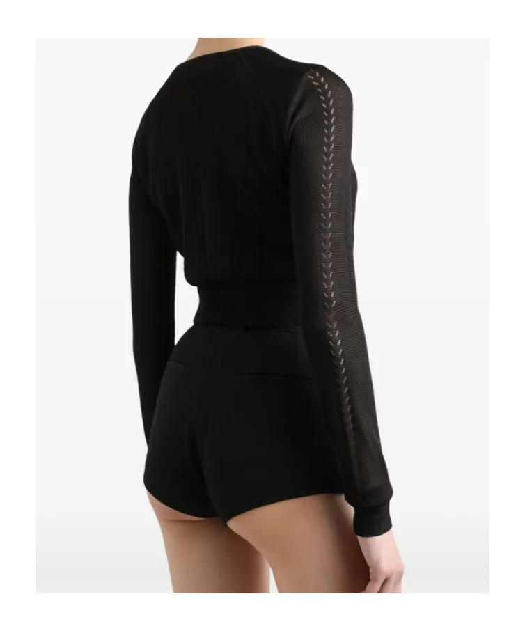 Openwork-Areas Cardigan