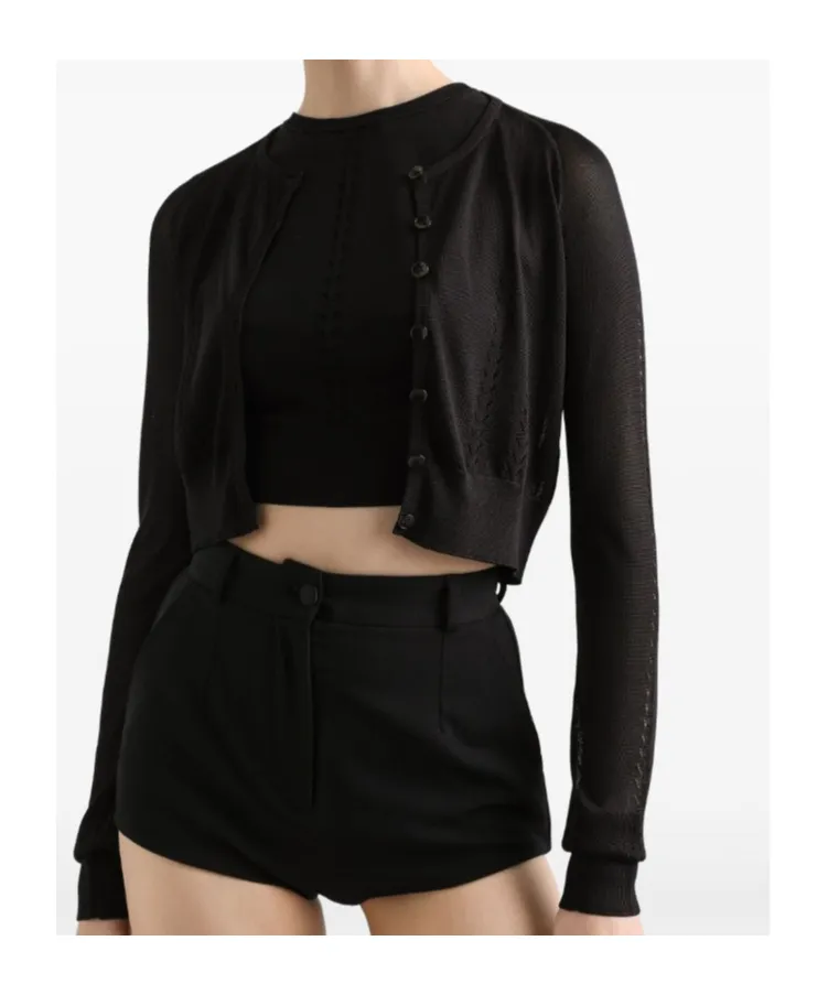 Openwork-Areas Cardigan
