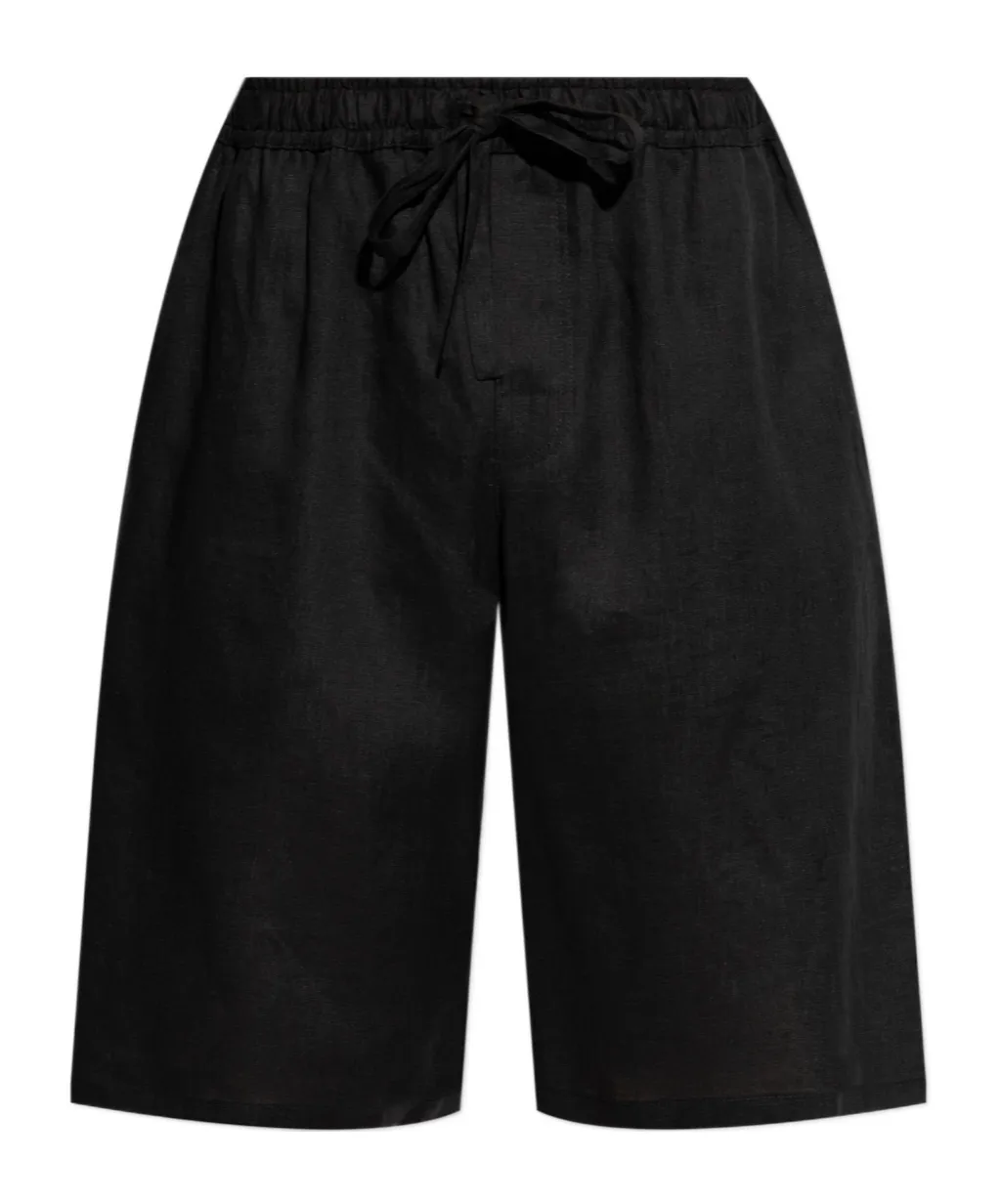 Logo Embroidered Drawstring Shorts