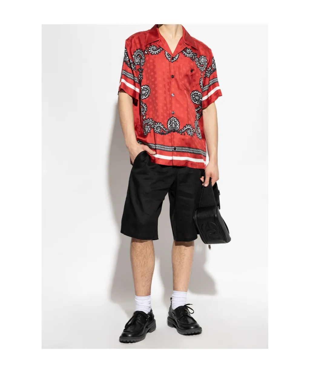 Logo Embroidered Drawstring Shorts