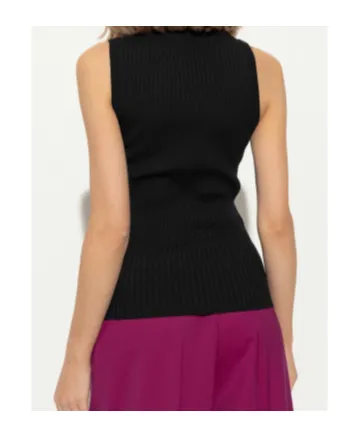 Turtleneck Knitted Vest