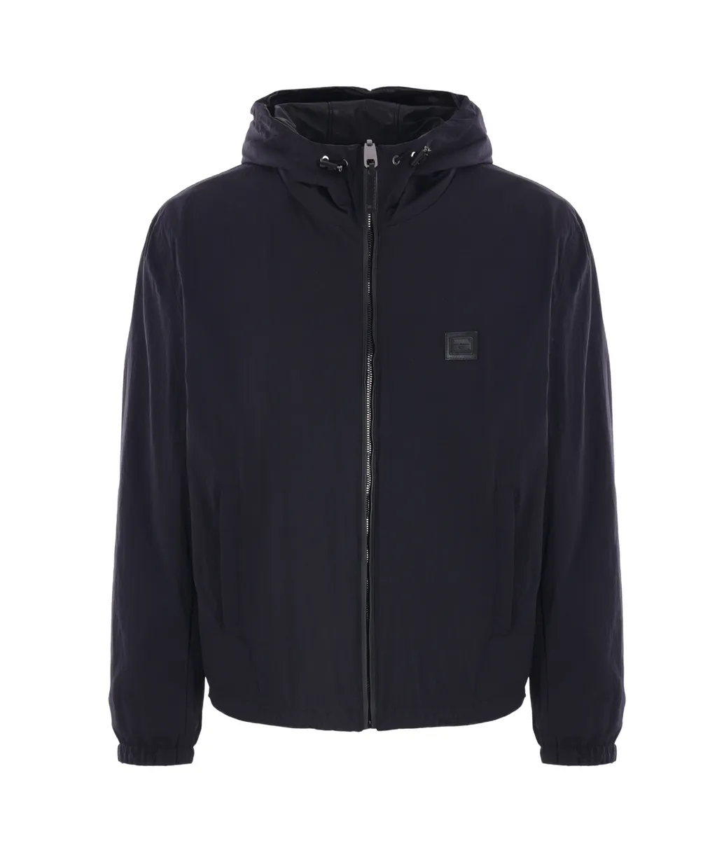 Logo-Plaque Bomber Jacket