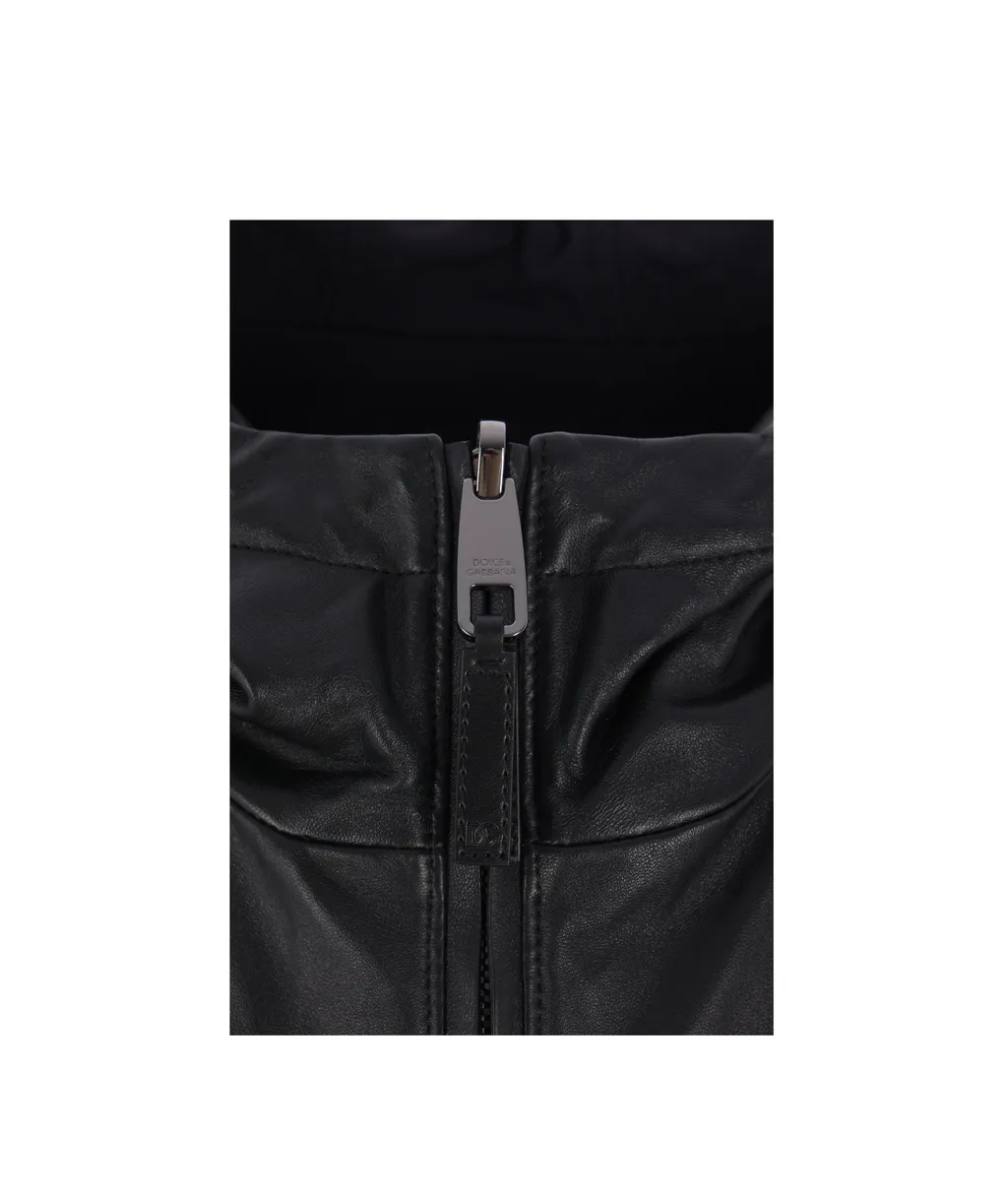 Logo-Plaque Bomber Jacket