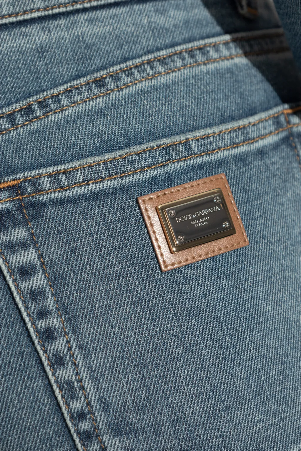 Logo Plaque Skinny Jeans