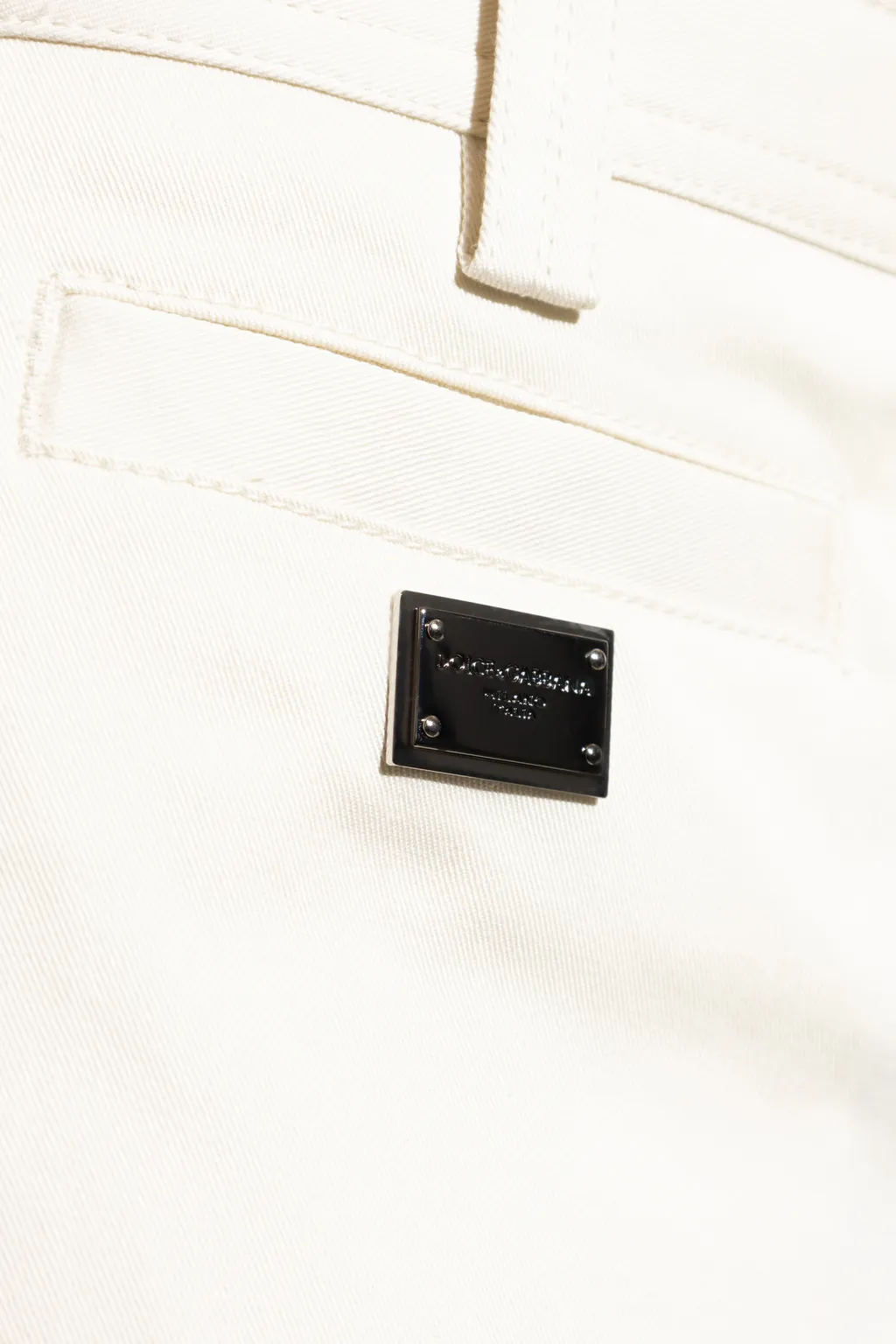 Logo Plaque Straight-Leg Trousers