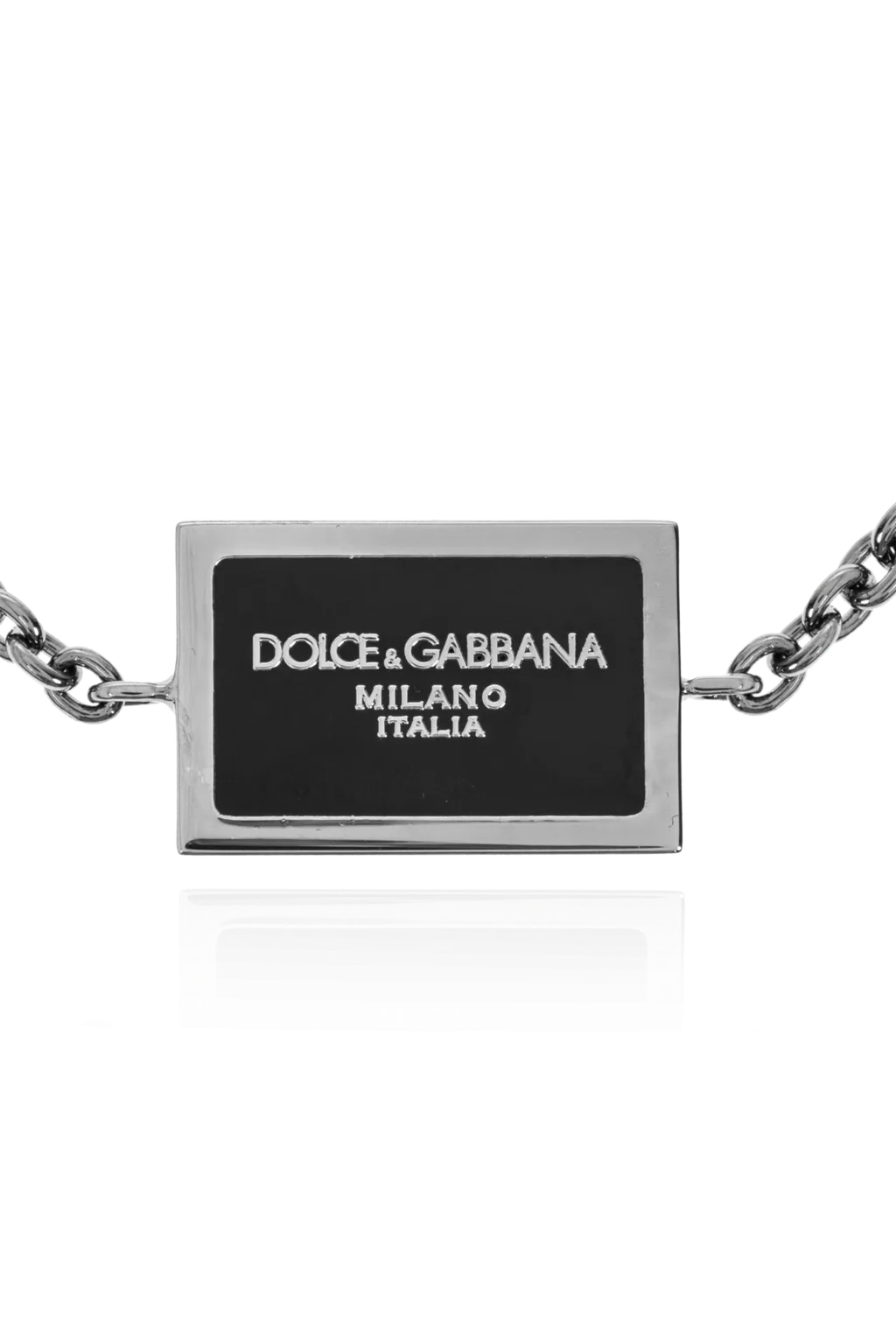 Logo Plaque Cable-Link Chain Bracelet