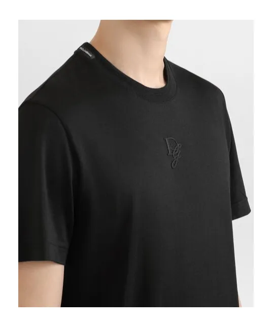 Logo Embroidered Crewneck T-Shirt