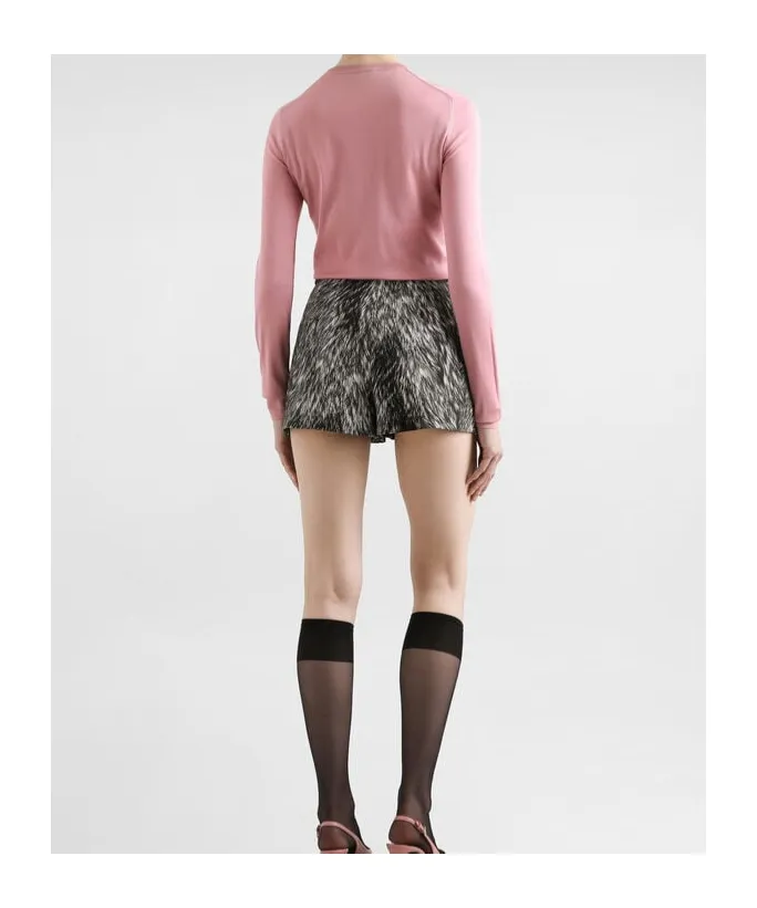Floral-Appliqué Top