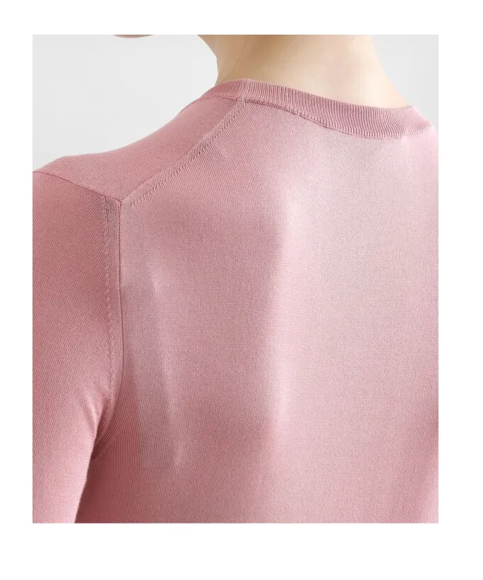 Floral-Appliqué Top