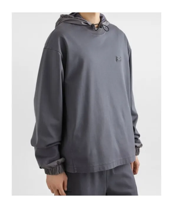 Logo Plaque Long-Sleeved Sweatshirt