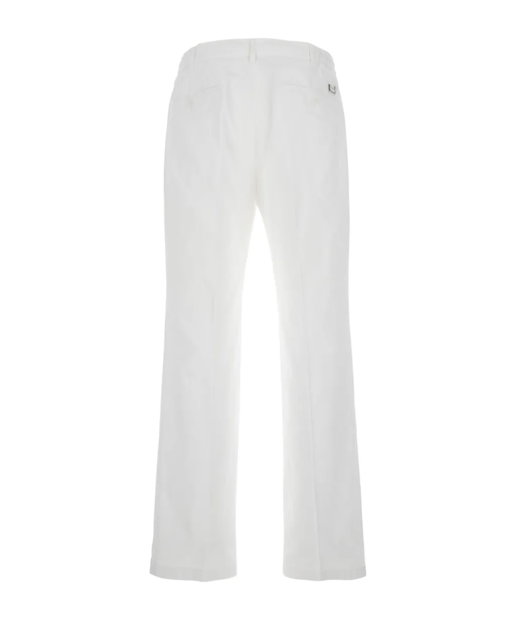 Logo Tag Pleated Trousers