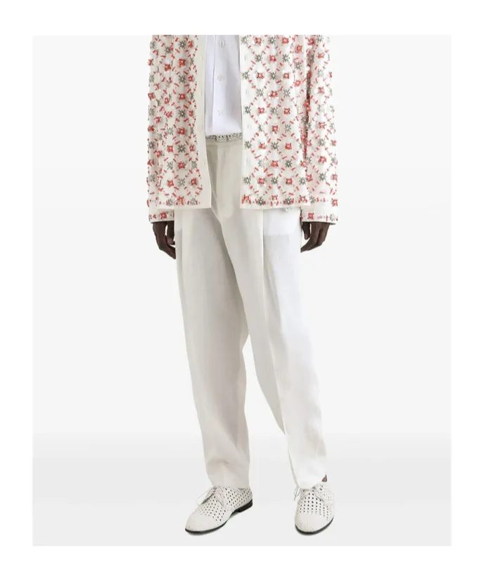 Belt-Loop Casual Pants