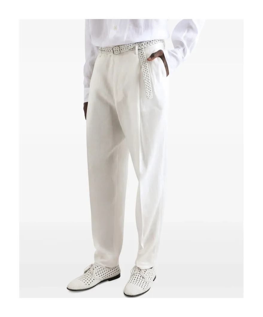 Belt-Loop Casual Pants