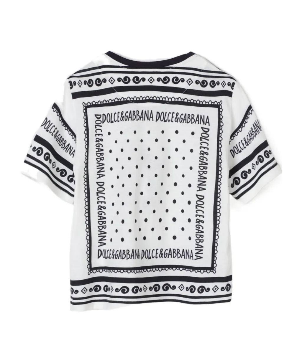 Bandanna Print Jersey T-Shirt