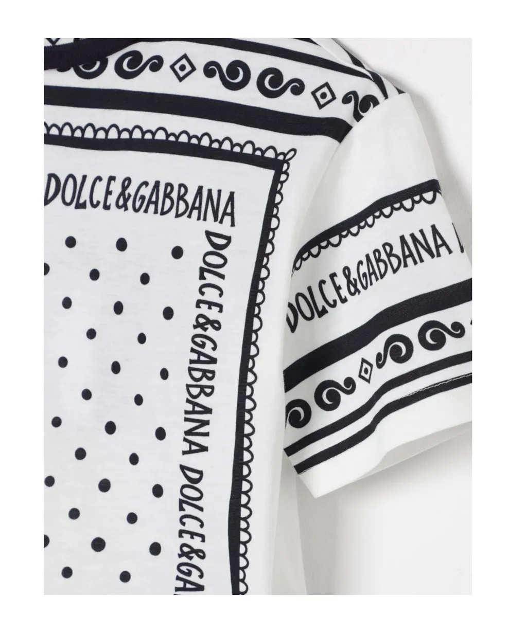 Bandanna Print Jersey T-Shirt