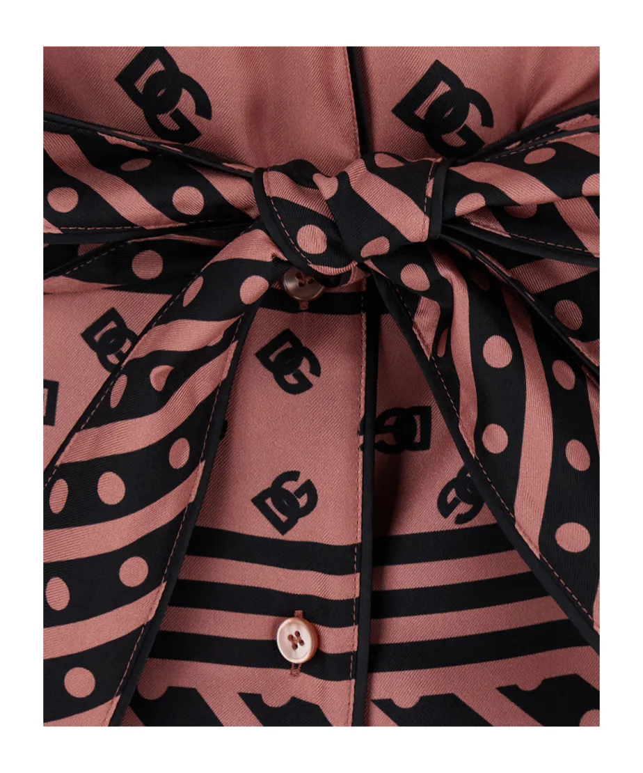 Dg Logo Printed Pajama Shirt