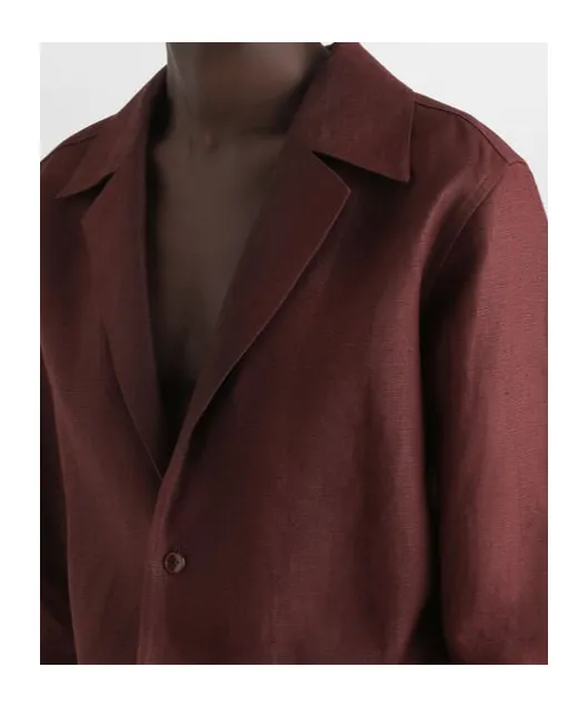 Long-Sleeved V-Neck Shirt