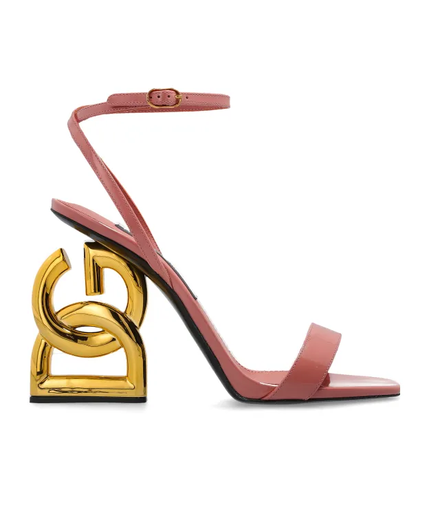 Keira Logo Heel Sandals