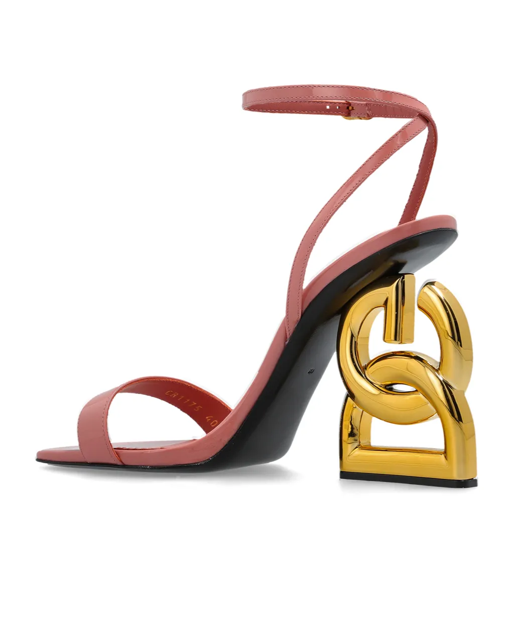 Keira Logo Heel Sandals