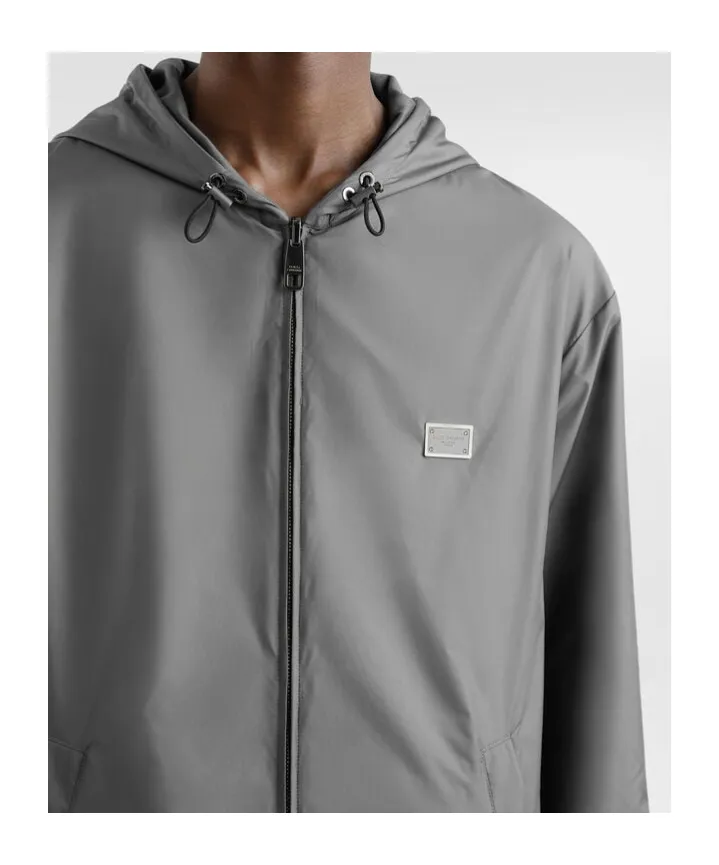 Logo Plaque Sports Jacket