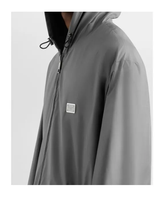 Logo Plaque Sports Jacket
