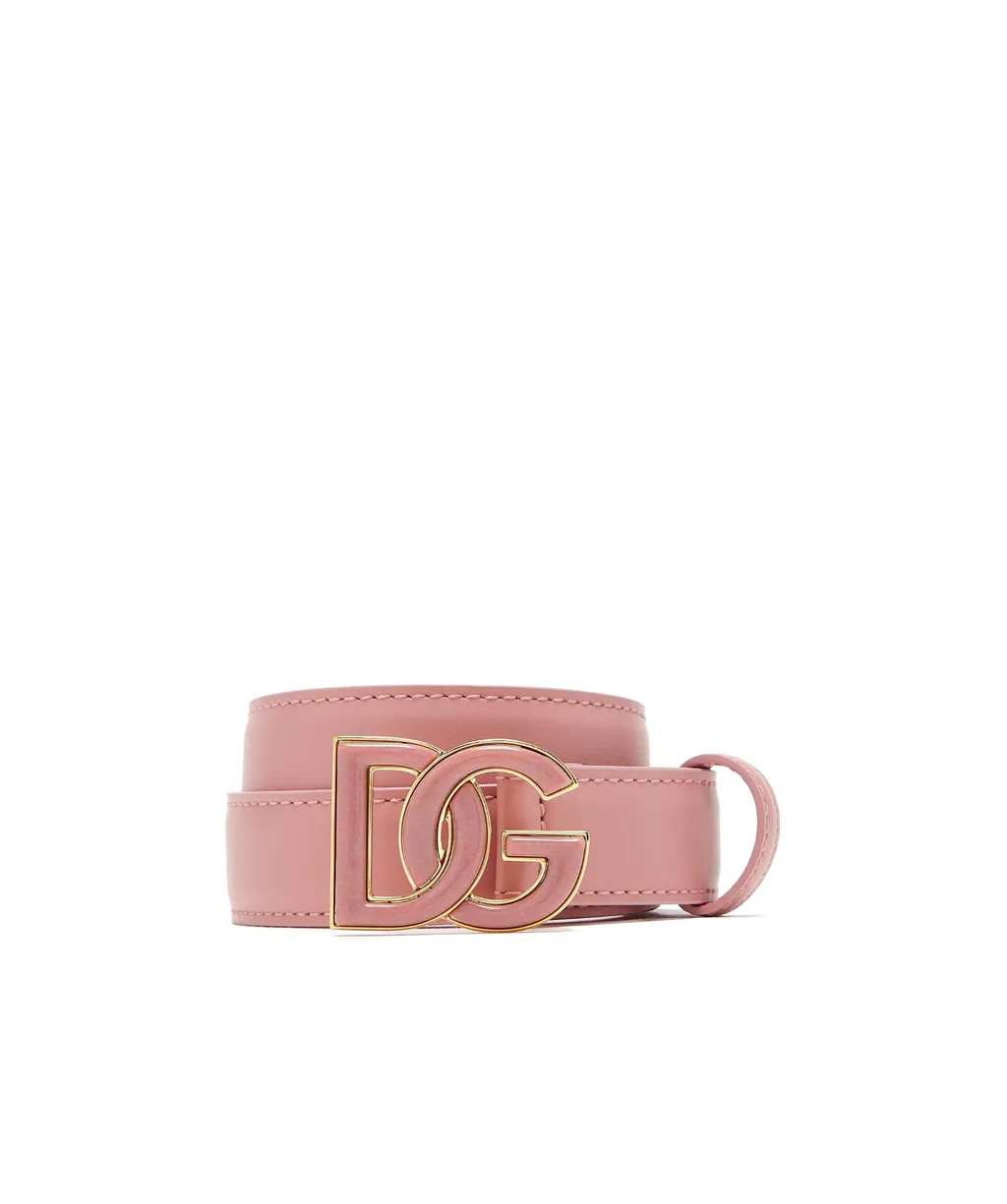 Dg Logo Plaque Buckle Belt